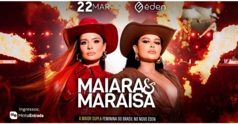 Maiara e Maraisa chegam ao Balneário Rincão em março