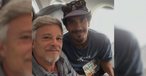 Marcello Novaes curte Surfland Brasil e Praia do Rosa durante temporada em Santa Catarina