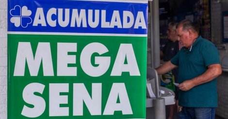 Mega-Sena, concurso 2.856: prêmio acumula e vai a R$ 8 milhões