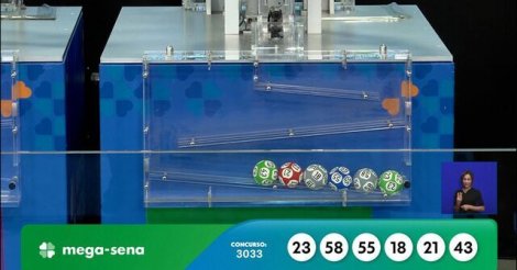 Mega-Sena, concurso 3033: confira os números sorteados