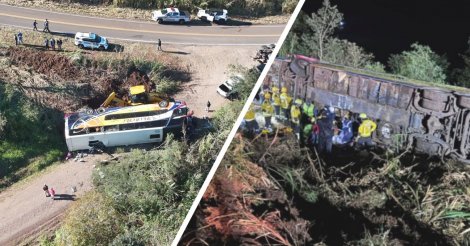 Morre quarta vítima de acidente com ônibus de bailarinos paraguaios na SC-492