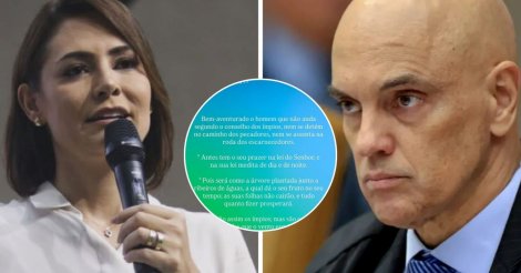 Ímpios não subsistirão no juízo’: Michelle Bolsonaro manda ‘indireta bíblica’ após novas restrições impostas por Moraes
