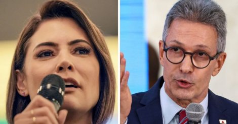 'Não pode ser cogitada’: Michelle Bolsonaro rebate Romeu Zema sobre chapa presidência