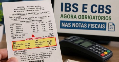 Nota fiscal MEI: nova exigência com IBS e CBS a 1% começa nesta segunda (3) sem a cobrança, mas erro pode parar empresa