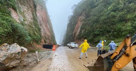 Obra na Serra do Corvo Branco chega a 40% de conclusão