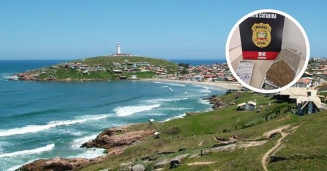 Operação policial mira tráfico de drogas em famosa praia de SC