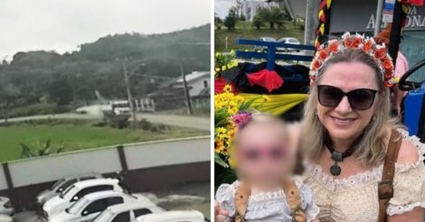 ‘Pedindo um milagre’: família pede orações por empresária em estado grave após pedra despencar de caminhão e atingir carro em SC