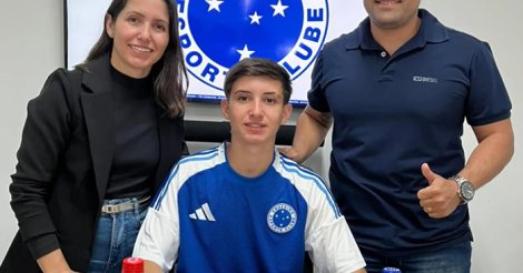 Pescaria Brava / Talento da região assina com a base do Cruzeiro