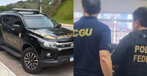 PF investiga venda irregular de 122 veículos públicos e cumpre mandados na Grande Florianópolis