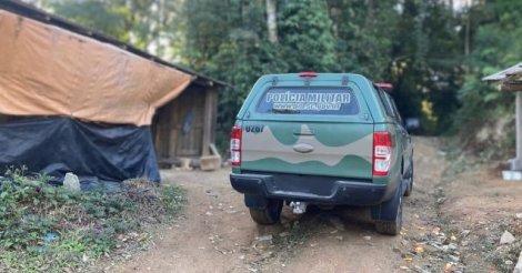 Polícia Ambiental flagra 10 pontos de extração ilegal de minerais na região