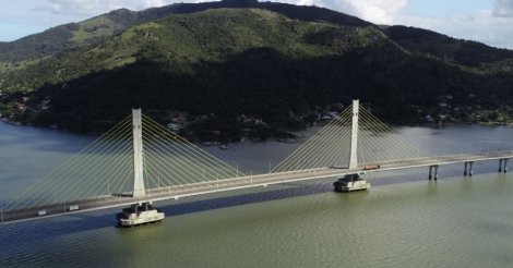 Ponte Anita Garibaldi terá instalação de barras e cabos de aço; obras devem seguir até dezembro