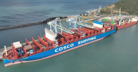Porto de Imbituba recebe gigante dos mares
