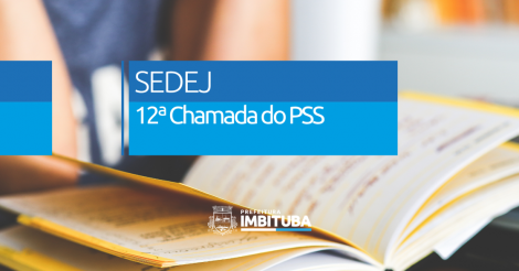 Prefeitura de Imbituba realiza 12ª chamada para contratação temporária de professores