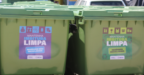 Prefeitura de Imbituba recebe novos contentores para resíduos sólidos