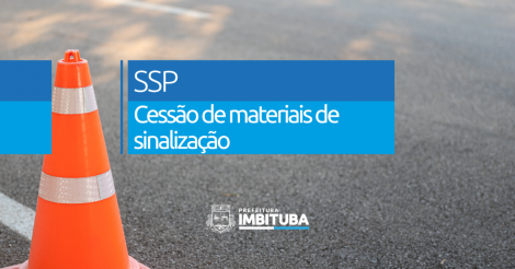 Secretaria de Segurança Pública, Trânsito e Fiscalização suspende cessão de materiais de sinalização viária para eventos particulares