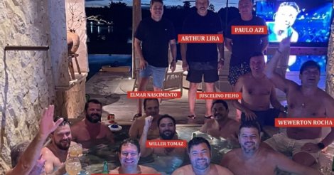 'Surubão do INSS’? Saiba quem são os políticos do ‘Grupo Seleto’ em foto na piscina com bebidas