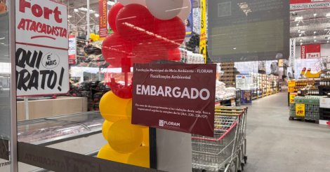 Unidade de grande rede atacadista é interditada por irregularidade com rede de esgoto em Florianópolis