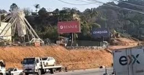 vazamento de gás na BR-470 evacua shopping e causa corre-corre em Blumenau
