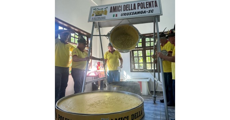 Urussanga lança Ritorno com polenta gigante, vinho e tom de recomeço